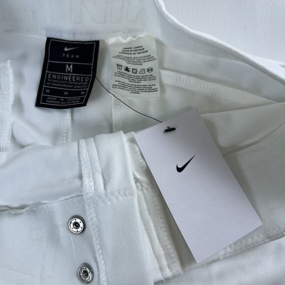 Nike Baseball High Pants Men's Vapor White Blue Stripe BQ6437-102 NWT Sz. M - Picture 7 of 7